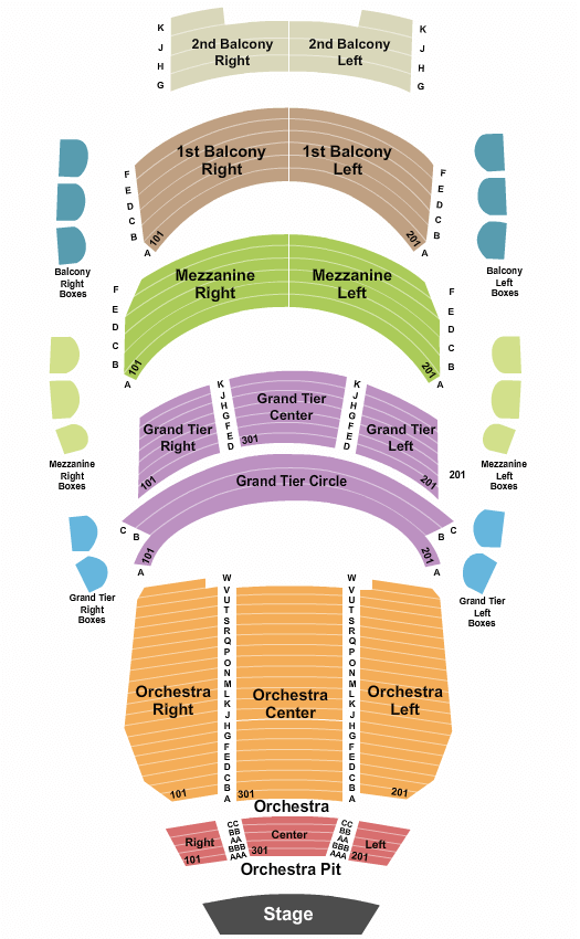 Belk Theatre Hamilton Seating Chart